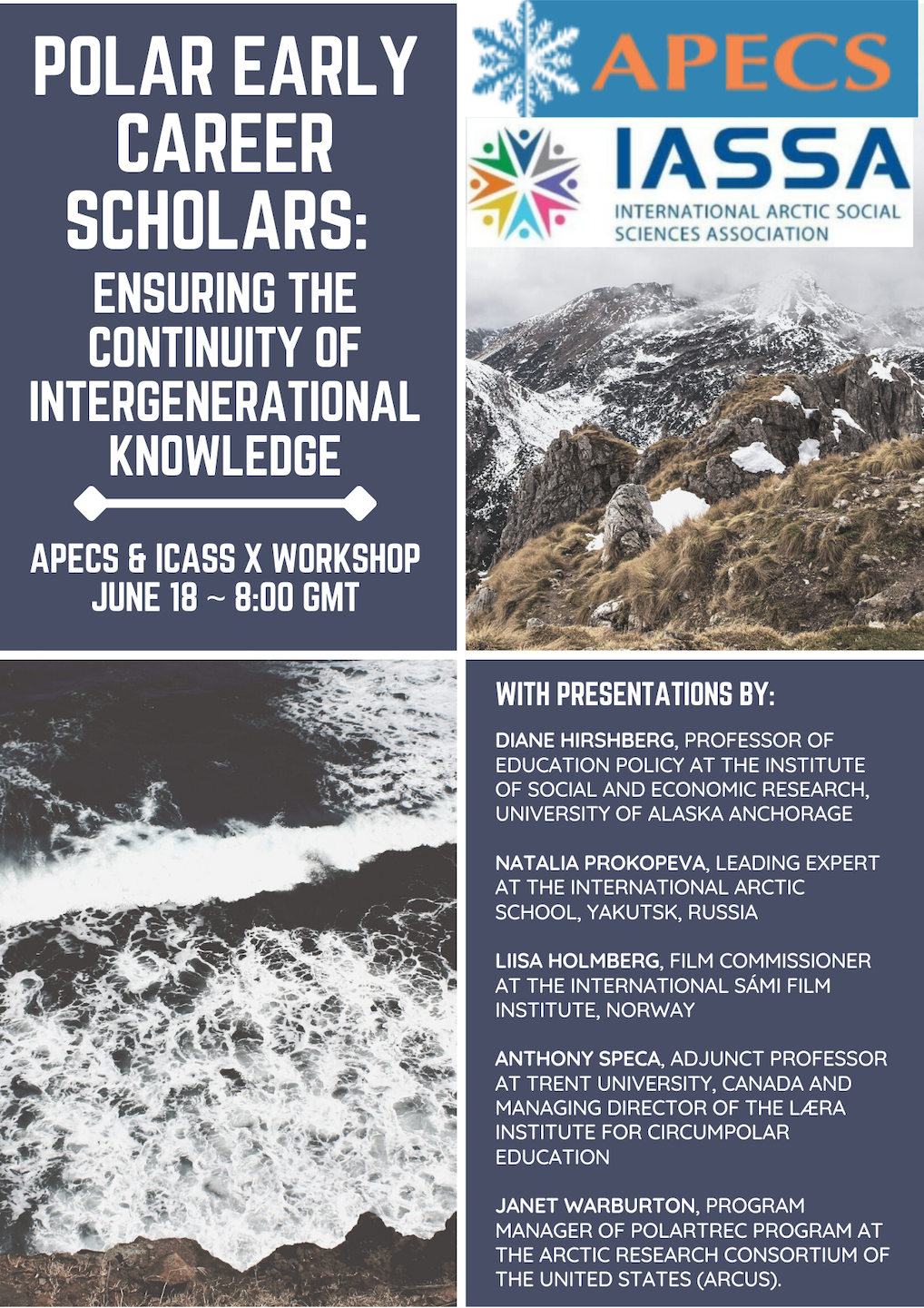APECS ICASS X Early Career Workshop Flyer